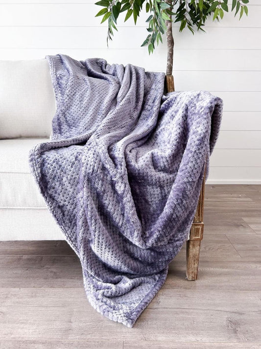 Cozy Solid Blanket - Lavender