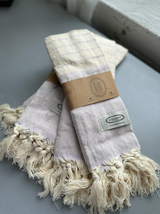 Darya Turkish Cotton Kitchen / Hand Towel  23x17 in - Lavender