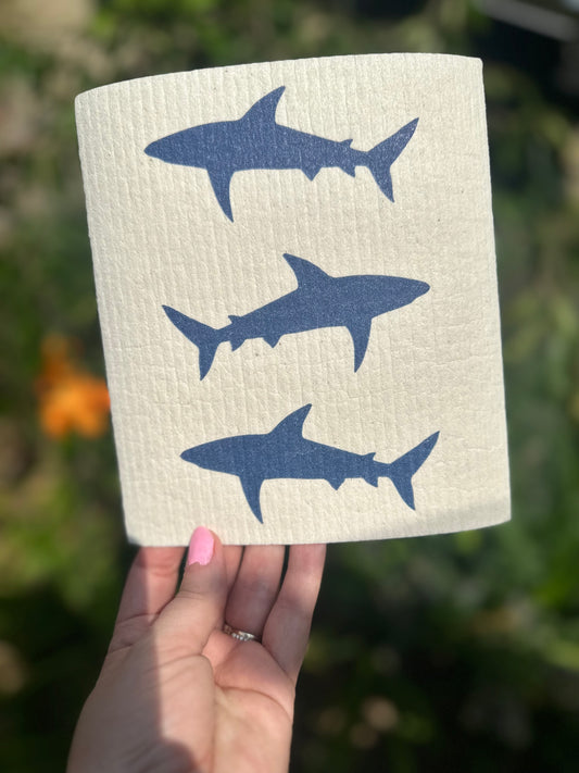 Shark Swedish Dishcloth
