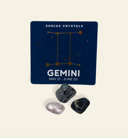 Zodiac Crystals Set - Gemini